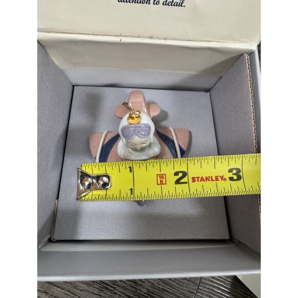 Lladro Santa's Workshop Little Aviator 1996 Ornament Mint In Box 6502 Vintage - Picture 5 of 12